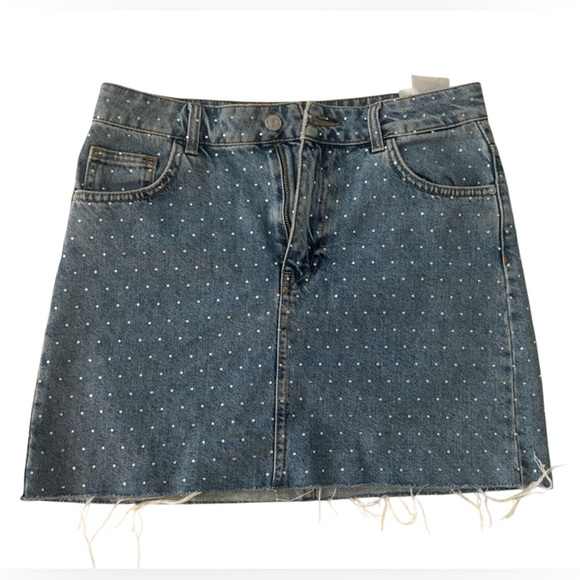 Mango Denim Mini Skirt - Picture 1 of 4